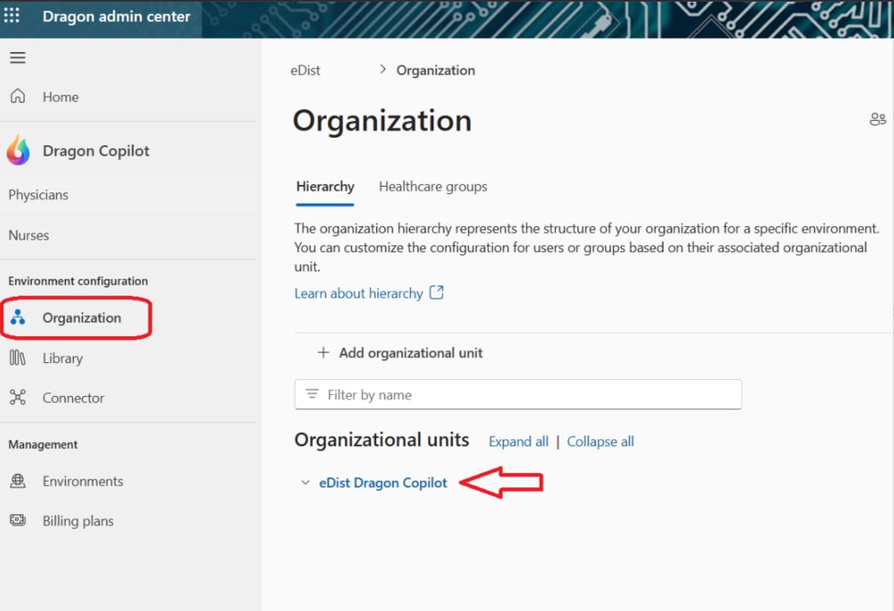 How to set up your Dragon Admin Center